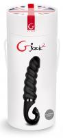 Heboučký vibrátor s vroubky Gjack 2 černý Heboučký vibrátor s vroubky Gjack 2 černý