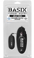 Basix Rubber Works Jelly Egg black Basix Rubber Works Jelly Egg black