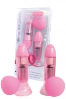 Seven Creations Vibrating Nipple Pumps pink Seven Creations Vibrating Nipple Pumps pink