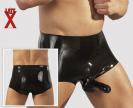 Latex Herren Pants s návlekem na penis,L/XL Latex Herren Pants s návlekem na penis,L/XL