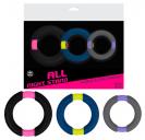 All Night Stand Ring Set- tři erekční kroužky All Night Stand Ring Set- tři erekční kroužky