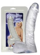 Dildo z průhledného gelu,14 cm Dildo z průhledného gelu,14 cm