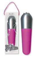 Masážní mini vibrátor-vínový,10 cm Masážní mini vibrátor-vínový,10 cm