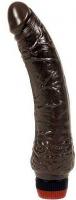 Jelly Vibrator Brown, 23 cm Jelly Vibrator Brown, 23 cm