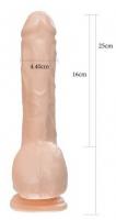 FLESH DIAMOND DILDO 9.9" FLESH DIAMOND DILDO 9.9"