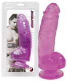 Gelový penis Jerry Giant Dildo clear pink Gelový penis Jerry Giant Dildo clear pink