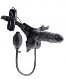 Inflatable Vibrating Strap-On 6" Flesh Inflatable Vibrating Strap-On 6" Flesh