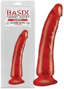 Basix dildo Slim red Basix dildo Slim red