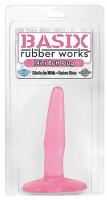 Basix Mini Butt Plug pink Basix Mini Butt Plug pink