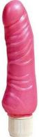 Dildo z latexu leskle růžové barvy,vibrace Dildo z latexu leskle růžové barvy,vibrace