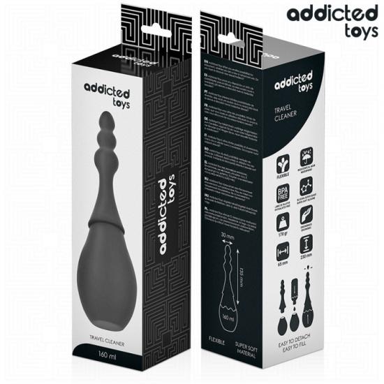 Addicted Toys Travel Cleaner Silicone Model 4, cestovní anální sprcha