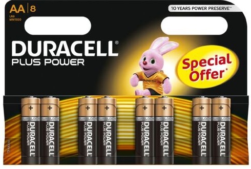 Duracell Plus Power AA 8ks MN1500B8