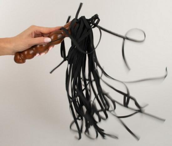 Leather Flogger Wood ZADO