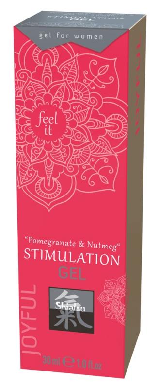 Hot Shiatsu Stimulation Gel stimulační gel pro ženy na intimní partie granátové jablko & muškátový oříšek 30 ml Hot Shiatsu Stimulation Gel stimulační gel pro ženy na intimní partie granátové jablko & muškátový oříšek 30 ml