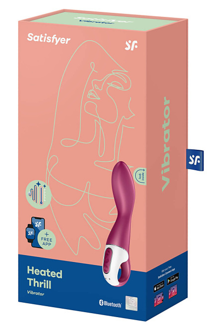SATISFYER Heated Thrill vibrátor na bod G s aplikací