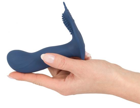 Kolík anální You2Toys Vibrating Butt Plug with nubs blue