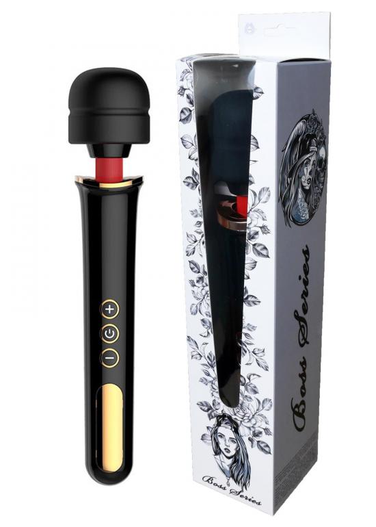 Boss Series Massager Super Powerful - Wand Vibrátor Černý