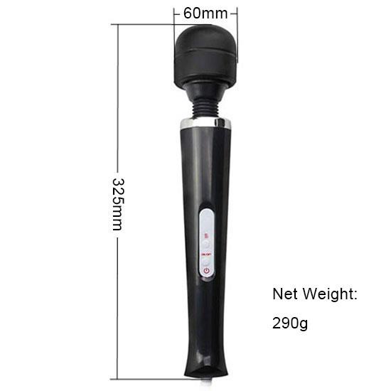 Boss Series Magic Wand Cable - Wand Vibrátor Bílý