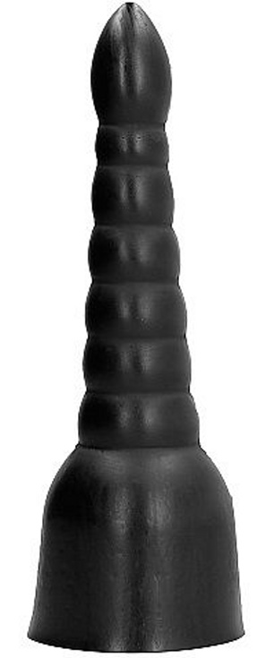 All Black Dildo 34cm