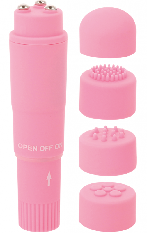 Glossy Kurt Pocket Massager Pink