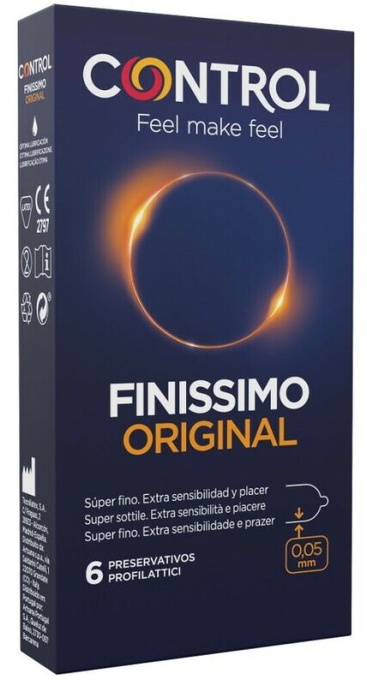 Kondomy Control Finissimo Original 6 ks ultra tenké