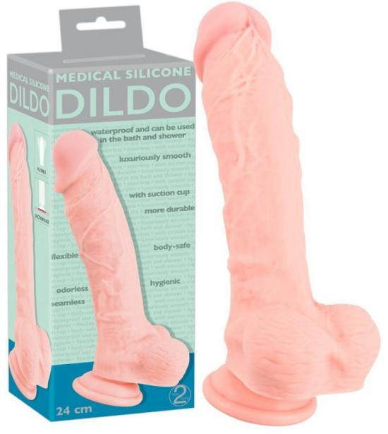 You2Toys Medical Silicone 24 Klasické dildo Tělový