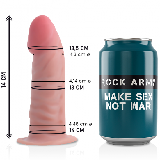Prémiové realistické dildo - penis 14 cm s přísavkou