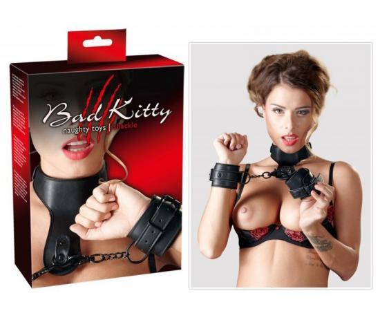 Bad Kitty Collar and Handcuffs