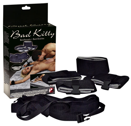 Bad Kitty Willi Poutací set Bettfesseln 4 teilig Bad Kitty Willi Poutací set Bettfesseln 4 teilig