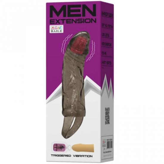 Baile Extender Sleeve Penis With Vibration