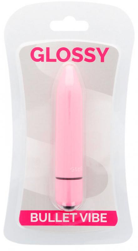 Vibrační mini vibrátor GLOSSY Thin Vibe růžový