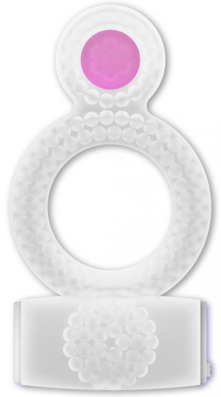 Casual Ring Vibrating Double Pleasure Transp Casual Ring Vibrating Double Pleasure Transp