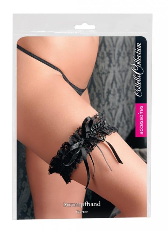 Cottelli Lace podvazek černý Cottelli Lace podvazek černý