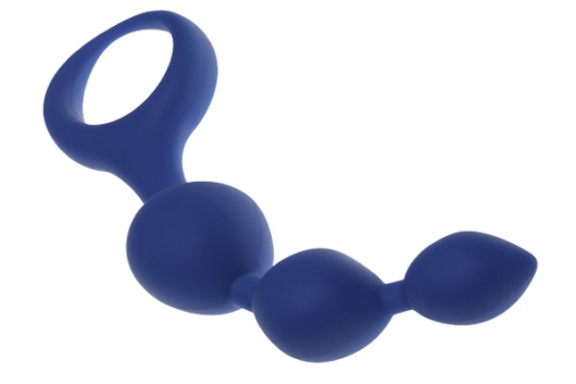 Cnex Triball Amuse G Blue - Anální korálky modré Modrý