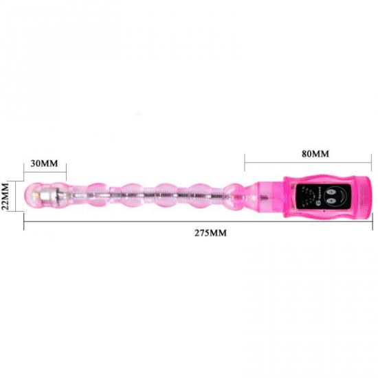 Anální stimulátor BAILE Distortion Triple Pink