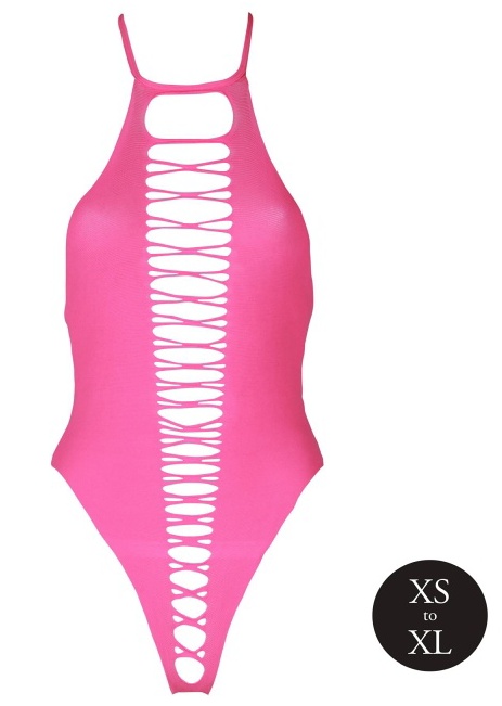 Ouch! Glow in the Dark High-Cut Body Neon Pink