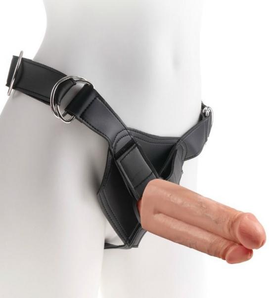 King Cock Strap-On 7 Inchs Two Cocks King Cock Strap-On 7 Inchs Two Cocks