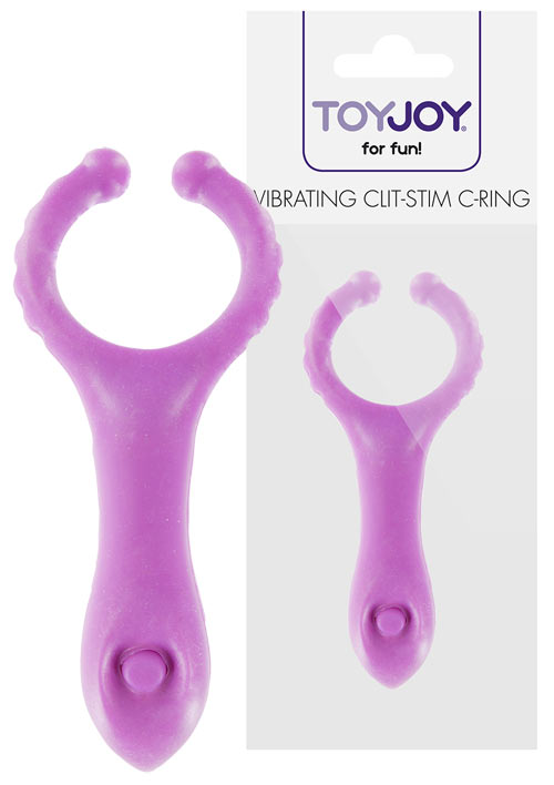 Toyjoy Vibrating Clit-Stim C-Ring Purple