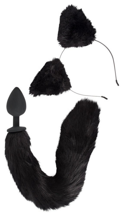 Bad Kitty Pet Play Plug and Ears kočičí set Bad Kitty Pet Play Plug and Ears kočičí set