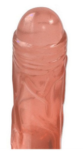 Flexi Veined Jelly Vibrator Pink