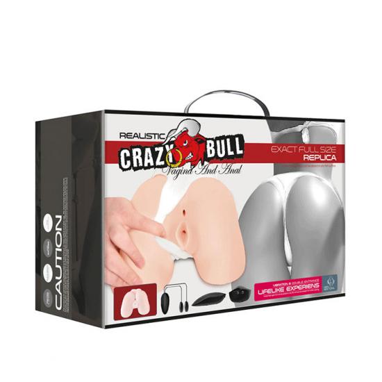 Crazy Bull Vagina And Anal 01 - Naturalistický masturbátor vibrující na dálkové ovládání