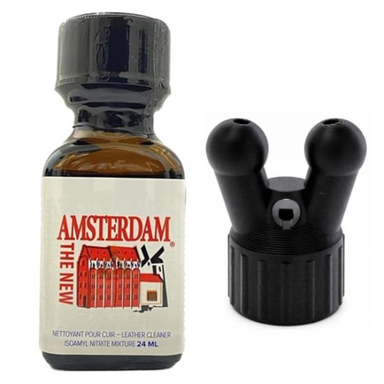 Amsterdam The New 24ml With Double Sniffer Black