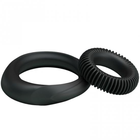 Kit 2 Rings Silicone Ring Manhood