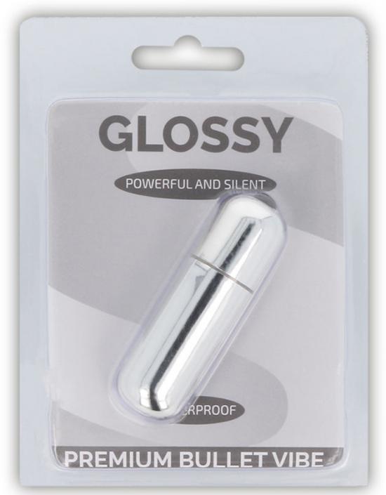 Glossy Premium Bullet Vibe Silver 10v