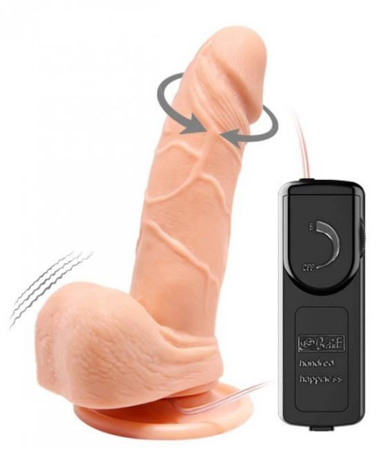 Realistický vibrátor BAILE Prime s dálkovým ovládáním