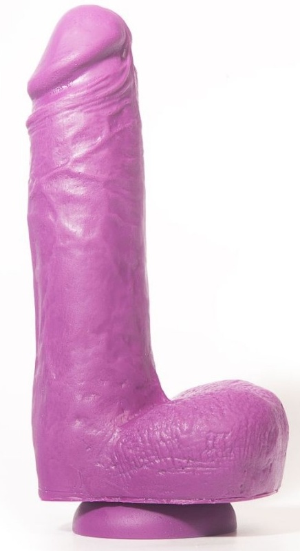 Anton Realistic Dildo Purple 21.5 Cm