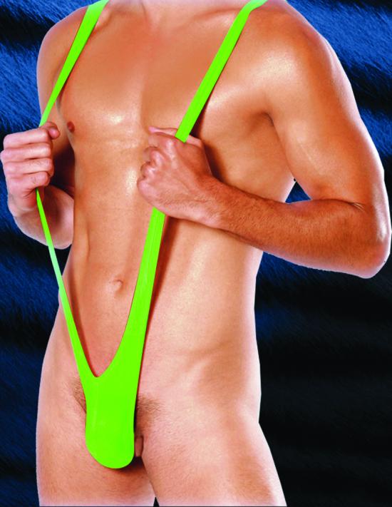 BLUE LINE Mankini Neon grün