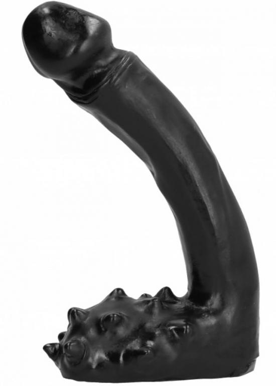 Realistické dildo ALL BLACK 19 cm černé