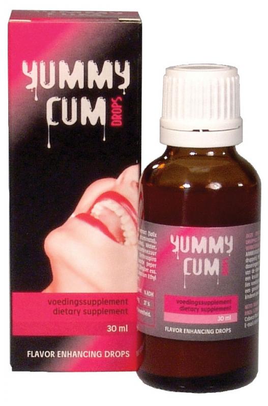 Kapky Yummy Cum pro muže 30ml