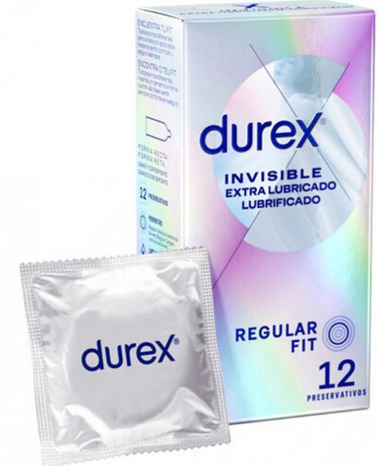 Kondomy Durex Invisible Extra lubrikované (12 ks)